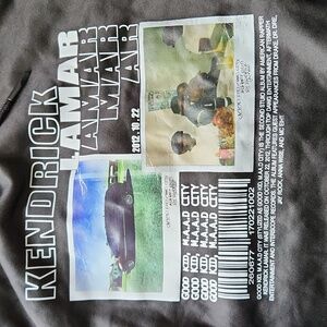 NEW, NEVER WORN Kendrick Lamar Hoodie.